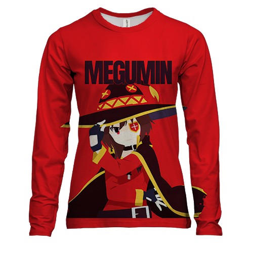 Женский 3D лонгслив Мэгумин - KonoSuba