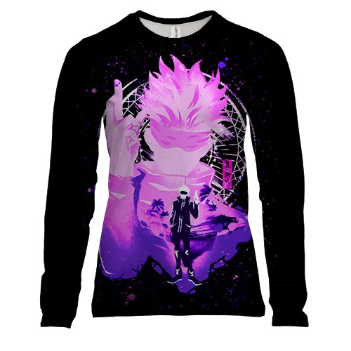 Женский 3D лонгслив Satoru Gojo - Jujutsu Kaisen