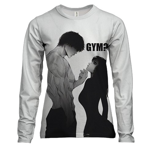 Женский 3D лонгслив Gym?