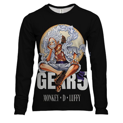Женский 3D лонгслив Monkey D Luffy 5 Gear