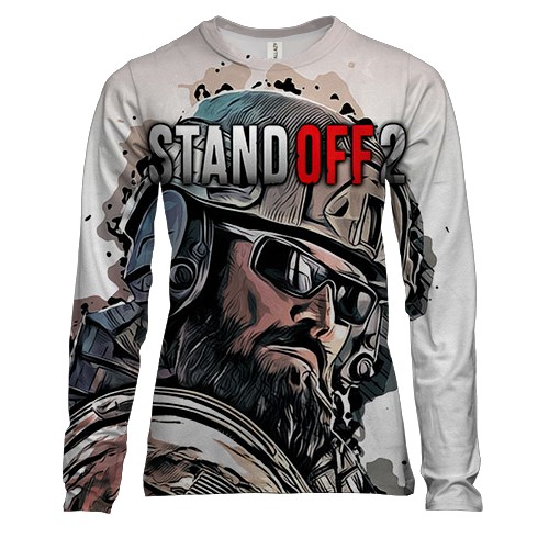 Жіночий 3D лонгслів "STANDOFF 2"