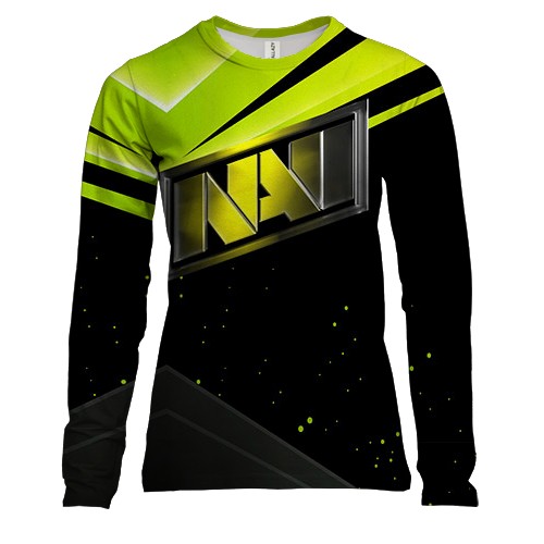 Женский 3D лонгслив "NAVI" champions