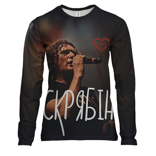 Женский 3D лонгслив "Скрябин" (2)