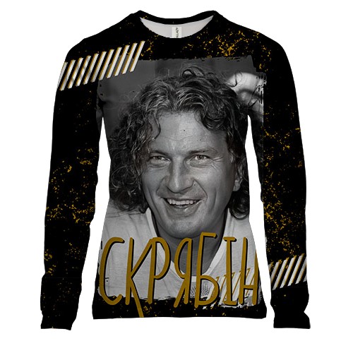 Жіночий 3D лонгслів "Скрябiн" (3)