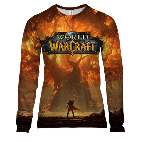 Жіночий 3D лонгслів "World of Warcraft: Cataclysm" (2)