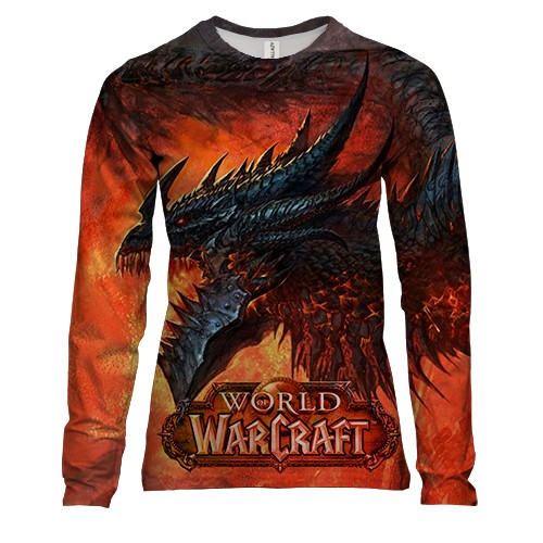 Женский 3D лонгслив "World of Warcraft"