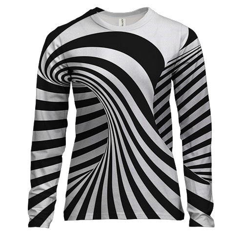 Жіночий 3D лонгслів "Абстракція" (3)