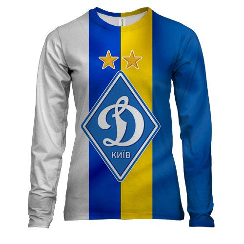 Жіночий 3D лонгслів "Dynamo Kyiv UA"