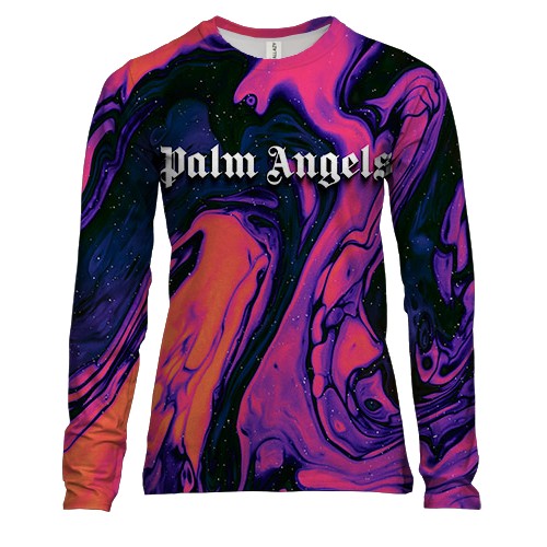Жіночий 3D лонгслів "Palm Angels"