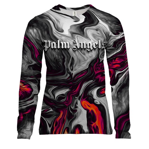 Женский 3D лонгслив "Palm Angels" (2)
