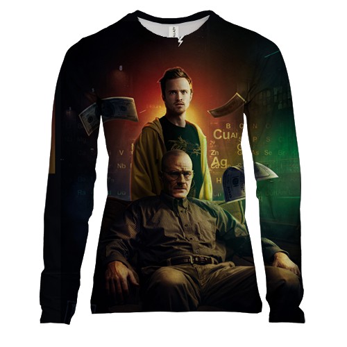 Женский 3D лонгслив "Breaking Bad"