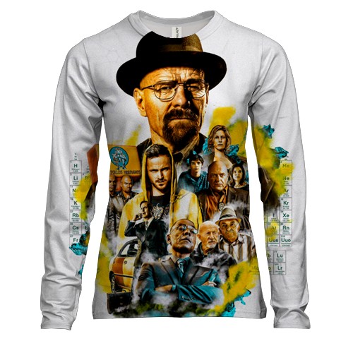Женский 3D лонгслив "Breaking Bad" (2)
