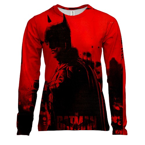 Женский 3D лонгслив "Бэтмэн"