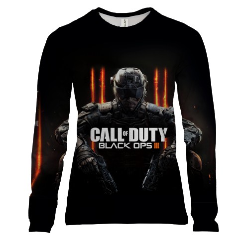 Женский 3D лонгслив "Call of Duty"