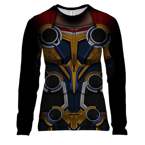 Жіночий 3D лонгслів "Костюм Тора"