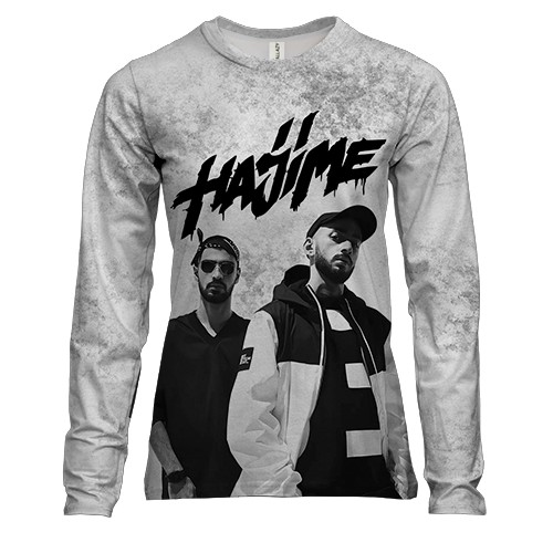 Жіночий 3D лонгслів "Hajime M x Э"