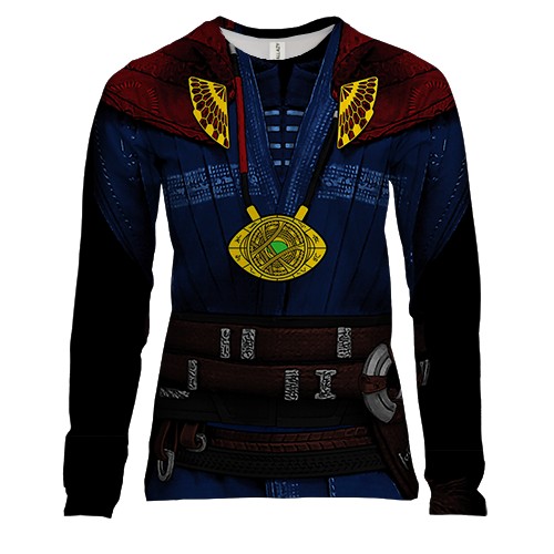 Жіночий 3D лонгслів "Костюм Доктора Стрэндж"