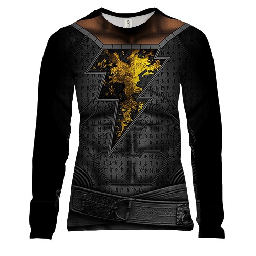 Жіночий 3D лонгслів "Костюм Black Adam"