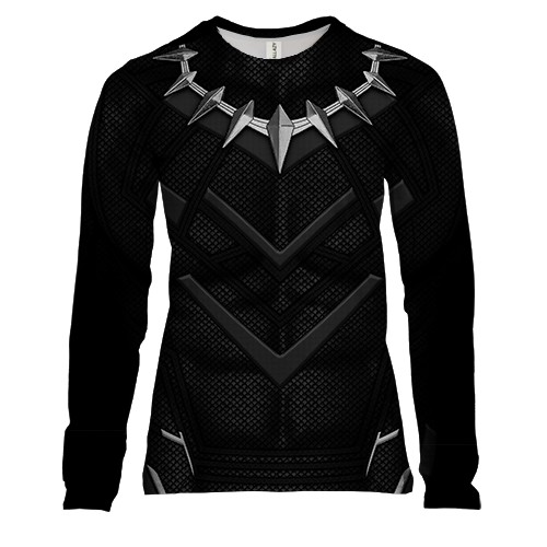 Жіночий 3D лонгслів "Костюм Т