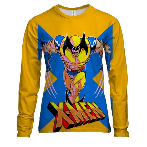 Женский 3D лонгслив "X-MEN"