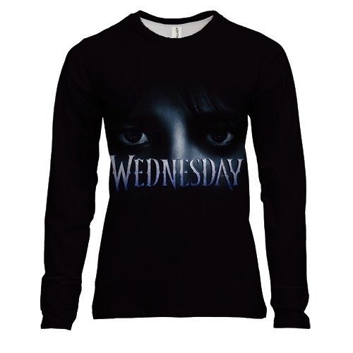 Женский 3D лонгслив Wednesday