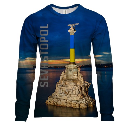 Женский 3D лонгслив Севастополь