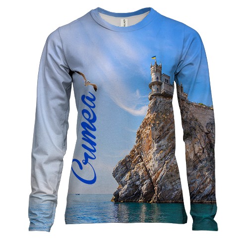 Жіночий 3D лонгслів Crimea (Крим)