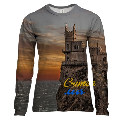 Женский 3D лонгслив Crimea UA