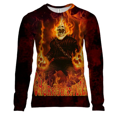 Жіночий 3D лонгслів Чорнобаївка