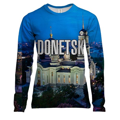 Женский 3D лонгслив Donetsk