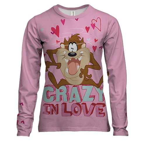 Жіночий 3D лонгслів Crazy in love