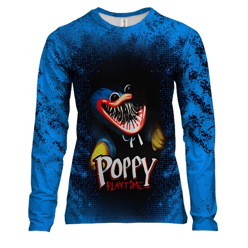 Женский 3D лонгслив Poppy Playtime