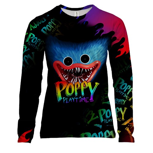 Женский 3D лонгслив Poppy Playtime (2)