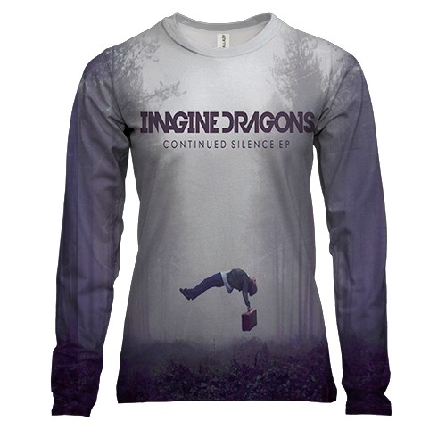 Женский 3D лонгслив Imagine Dragons (continued silence ep)