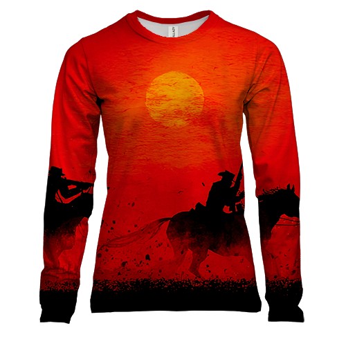 Женский 3D лонгслив RDR2 Online Battle