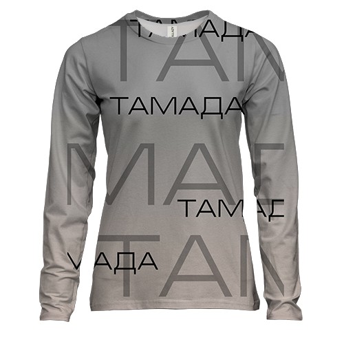 Женский 3D лонгслив для тамады