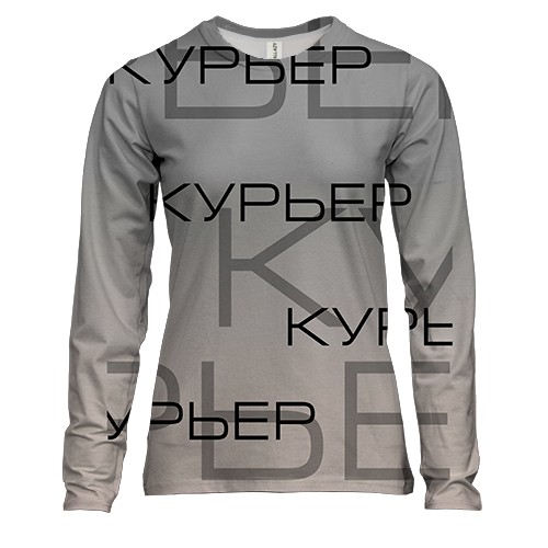 Жіночий 3D лонгслів для кур