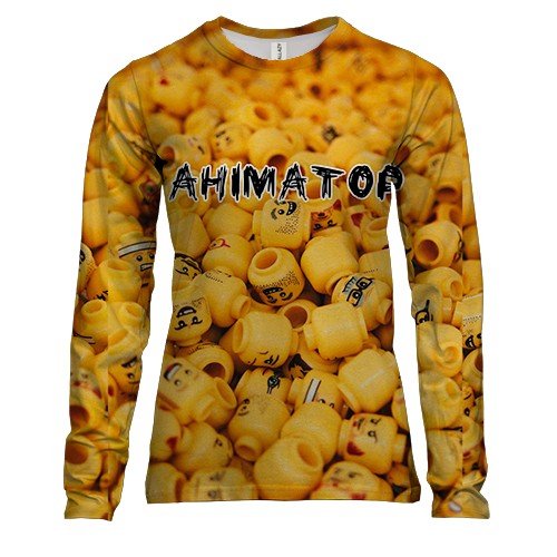 Жіночий 3D лонгслів для аніматора