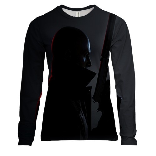 Женский 3D лонгслив Hitman 3
