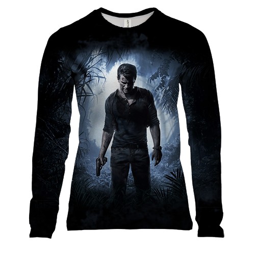 Женский 3D лонгслив Uncharted 4