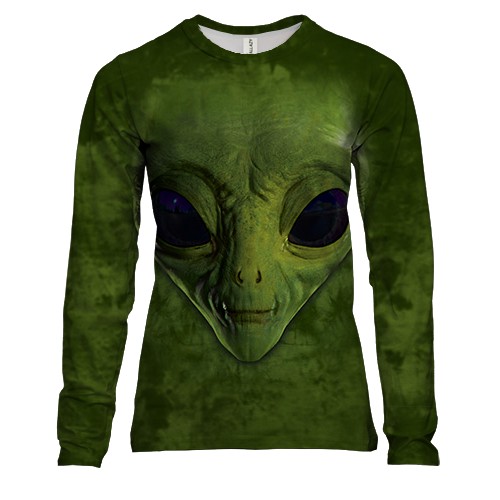Жіночий 3D лонгслів Інопланетянин