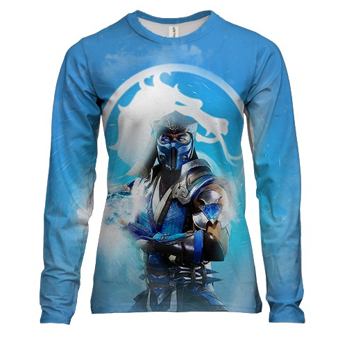 Жіночий 3D лонгслів Mortal Kombat Сабзіро