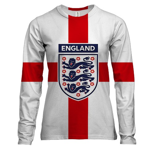 Женский 3D лонгслив Сборная Англии по футболу