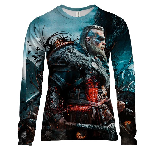 Женский 3D лонгслив Assassin’s Creed Valhalla
