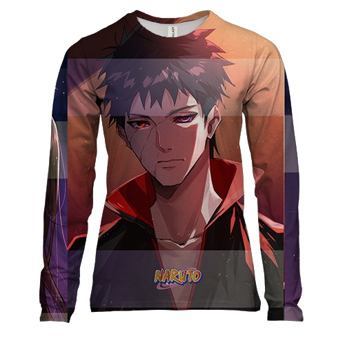 Жіночий 3D лонгслів Naruto characters 38