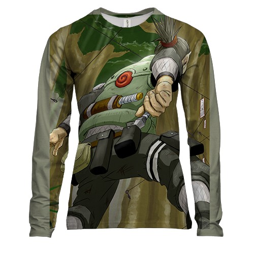 Женский 3D лонгслив Naruto character 39