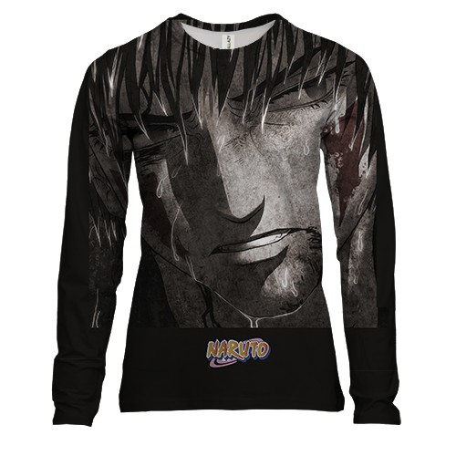 Жіночий 3D лонгслів Naruto characters 36