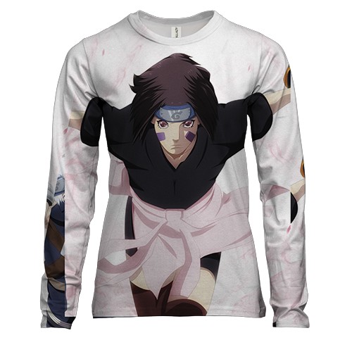 Жіночий 3D лонгслів Naruto characters 37