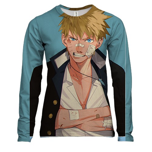 Жіночий 3D лонгслів Naruto and Sasuke 4