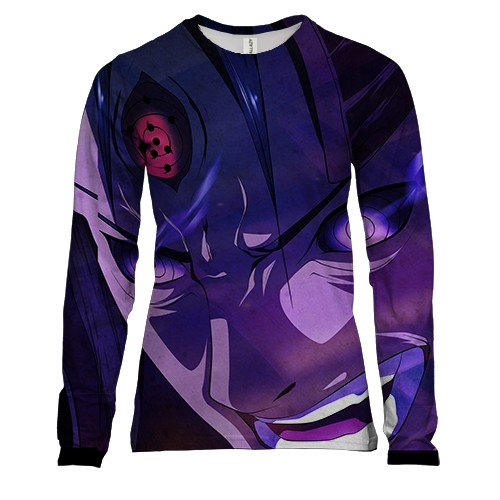 Женский 3D лонгслив Naruto character 18